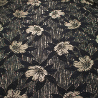 Jacquard Negru Auriu