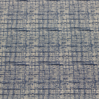 Jacquard Elastic Gri Bleu