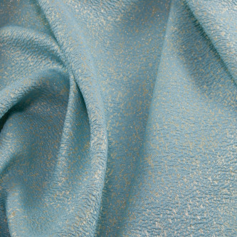 Jacquard metalic Bleu Auriu