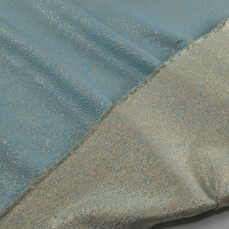 Jacquard metalic Bleu Auriu