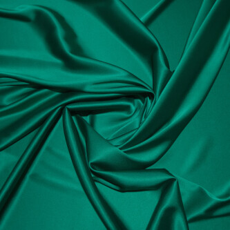 Matase naturala elastica Verde smarald