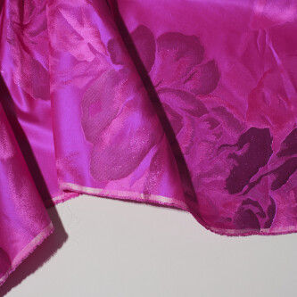 Jacquard de matase naturala Magenta