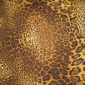 Matase sintetica imprimata digital cu animal print