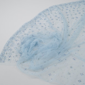 Dantela Bertha Bleu