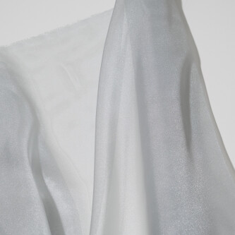 Organza cu aspect matasos in degrade gri argintiu