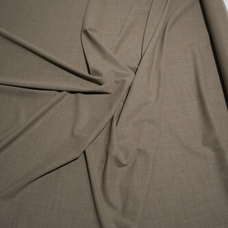 Stofa bej-taupe din lana elastica 