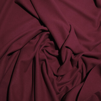 Stofa de lana Casha Grena - material gros, moale si elegant