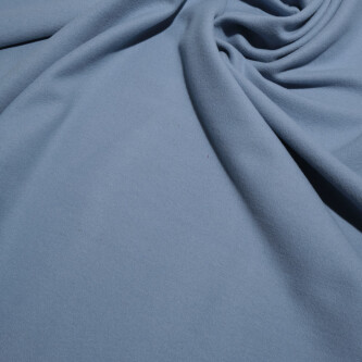 Stofa de lana Casha bleu - material gros, moale si elegant