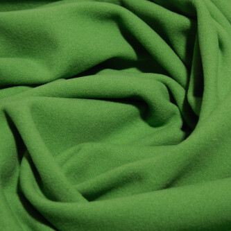 Stofa de lana Casha verde - material gros, moale si elegant