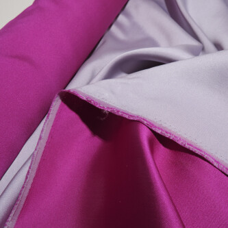 Tafta fixa cu doua fete Gri magenta