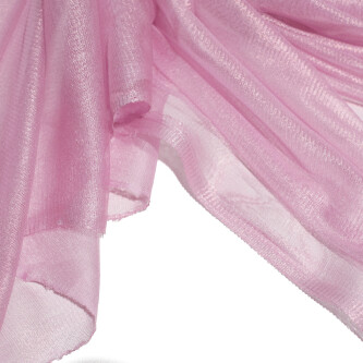 Tul de matase naturala peliculizat Baby pink