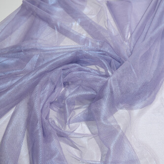 Tul de matase naturala peliculizat Cobalt