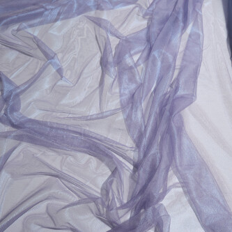 Tul de matase naturala peliculizat Cobalt