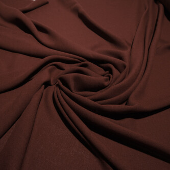 Voal din lana si vascoza teracota