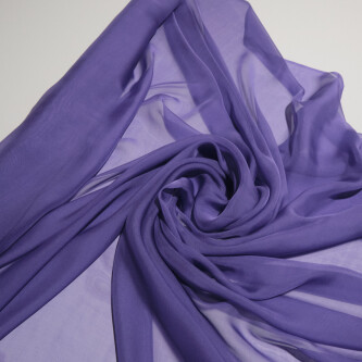 Voal de matase naturala CHIFFON Violet