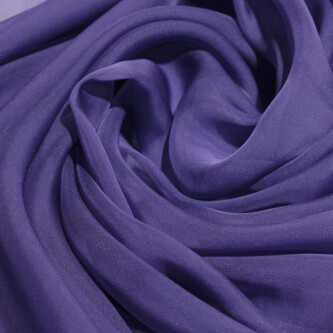 Voal de matase naturala CHIFFON Violet