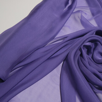 Voal de matase naturala CHIFFON Violet
