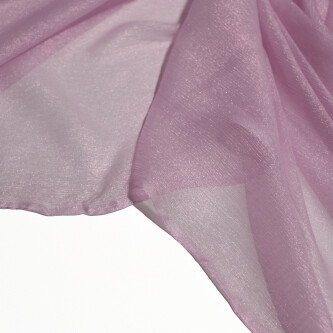 Voal de matase naturala peliculizat creponat Light pink 